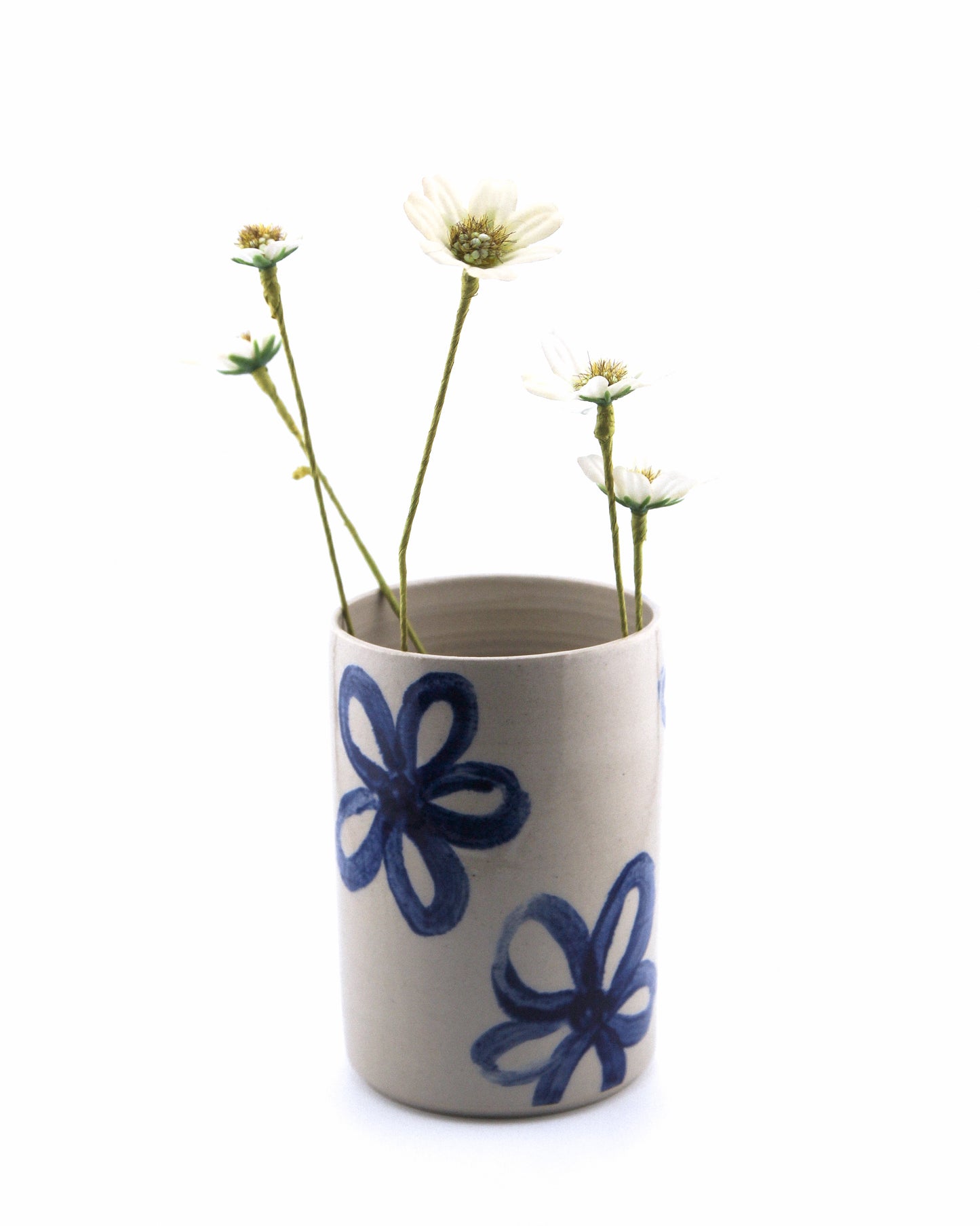 VASE2: malede blomster