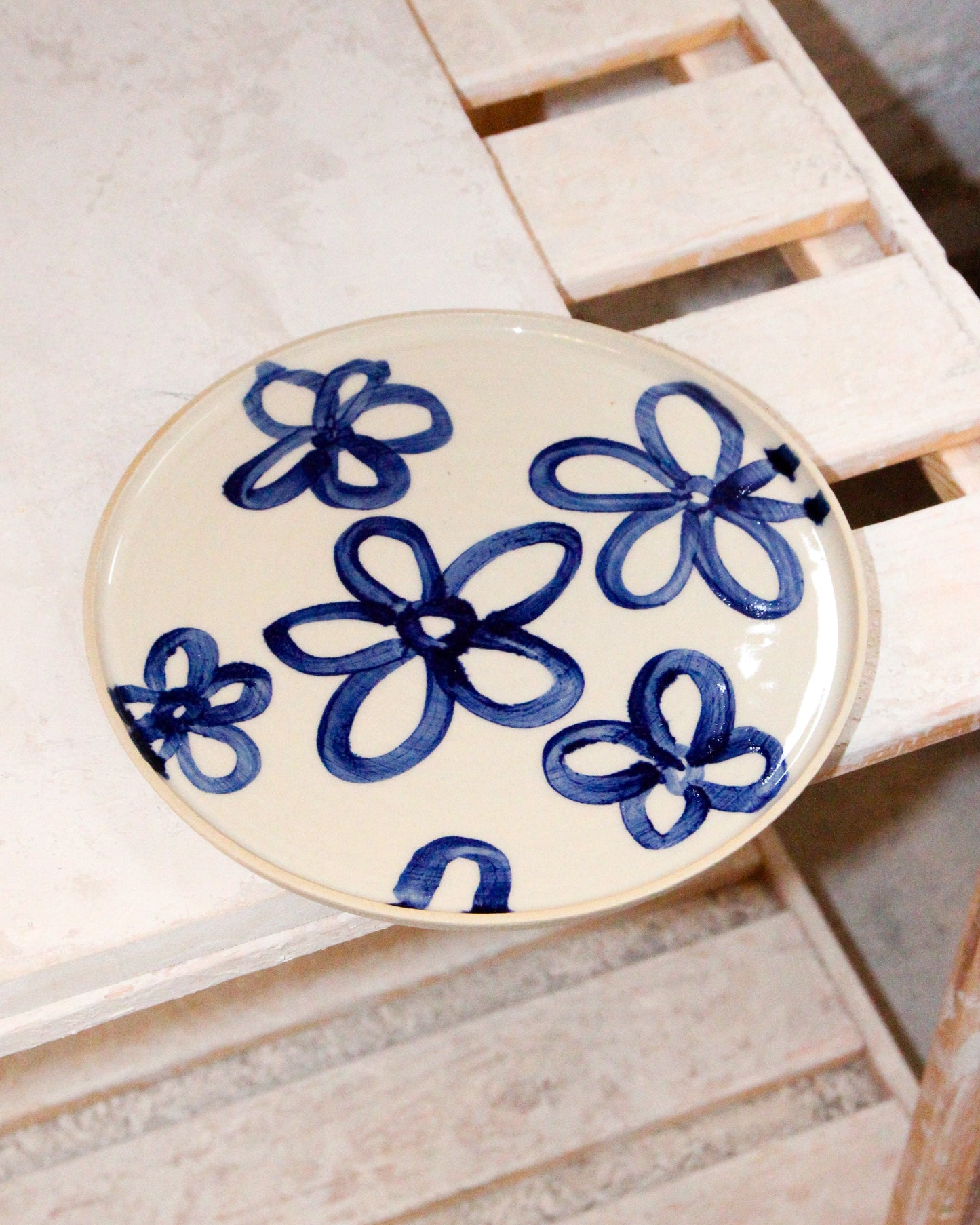 MIDDAGSTALLERKEN1: malede blomster