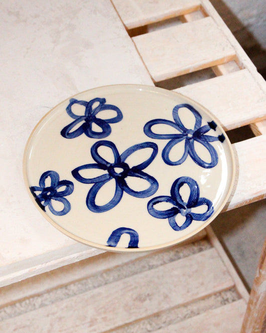 MIDDAGSTALLERKEN1: malede blomster